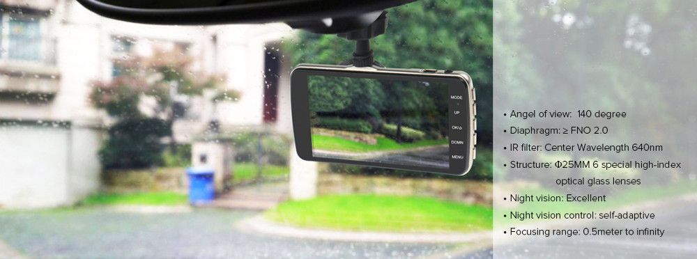 powerseed hawk dash cam video camera car auto