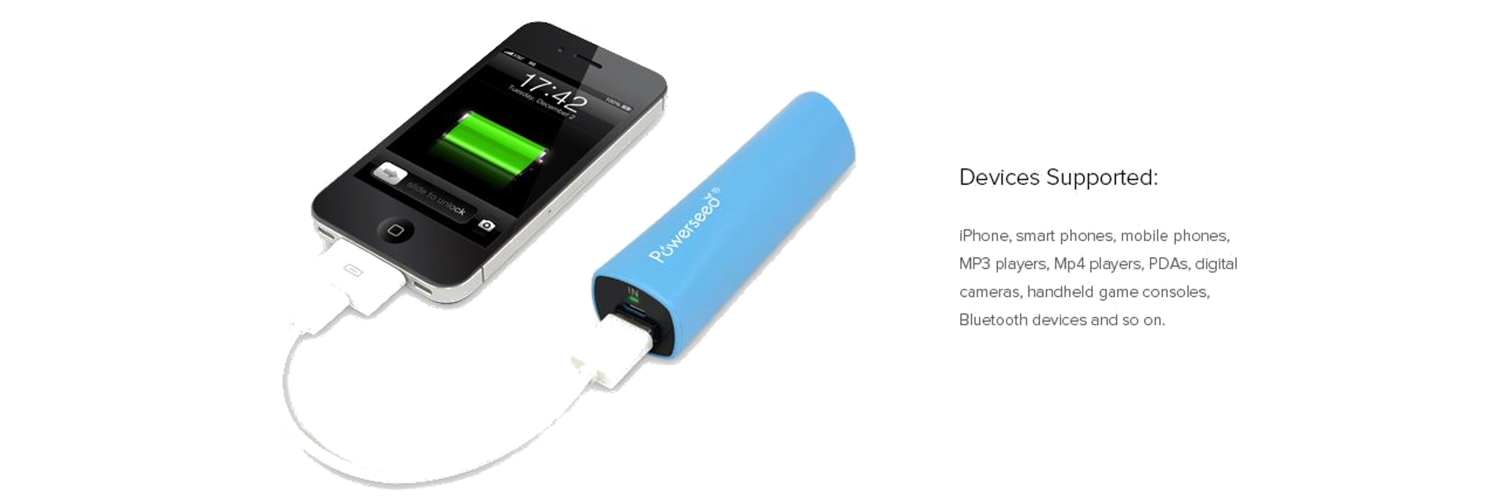 Powerbank Powerseed Rainbow 2600 mAh