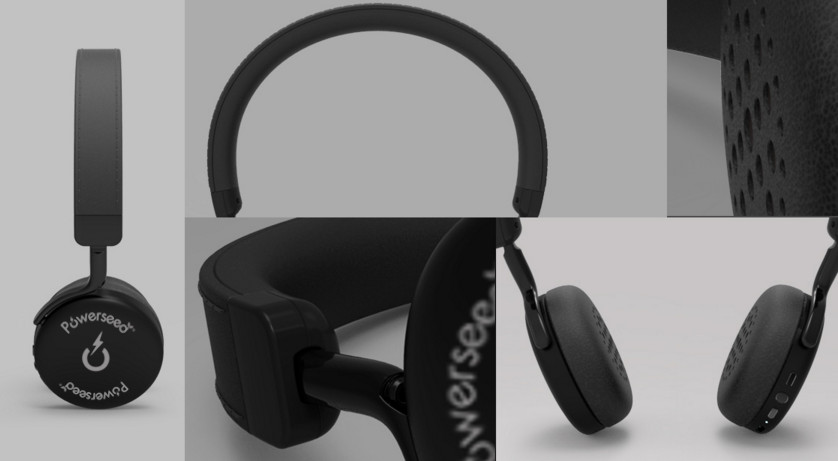 BT Headphones Powerseed