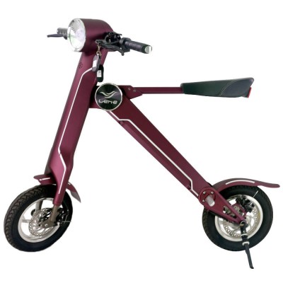 lehe k1 electric folding scooter red